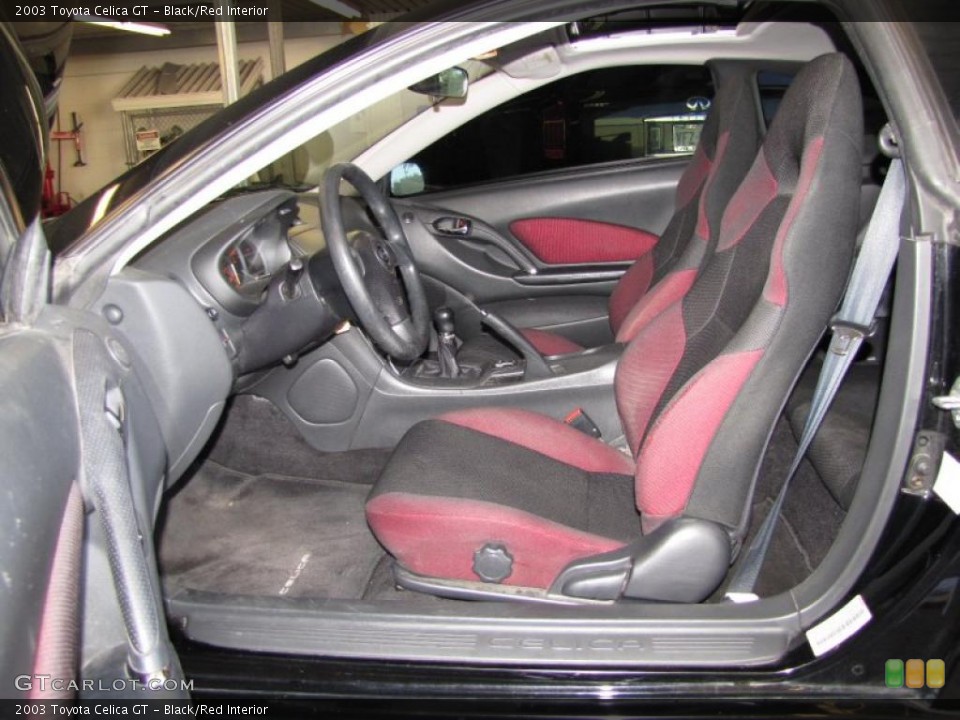 Black/Red Interior Photo for the 2003 Toyota Celica GT #46728366