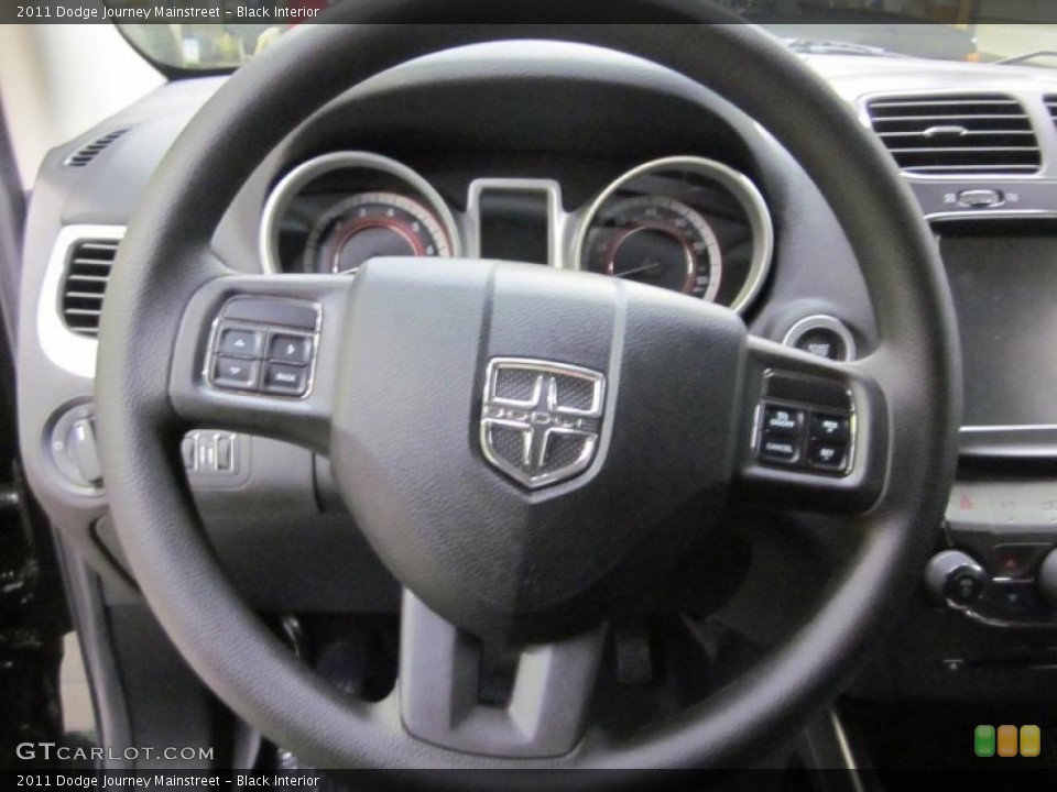 Black Interior Steering Wheel for the 2011 Dodge Journey Mainstreet #46728372