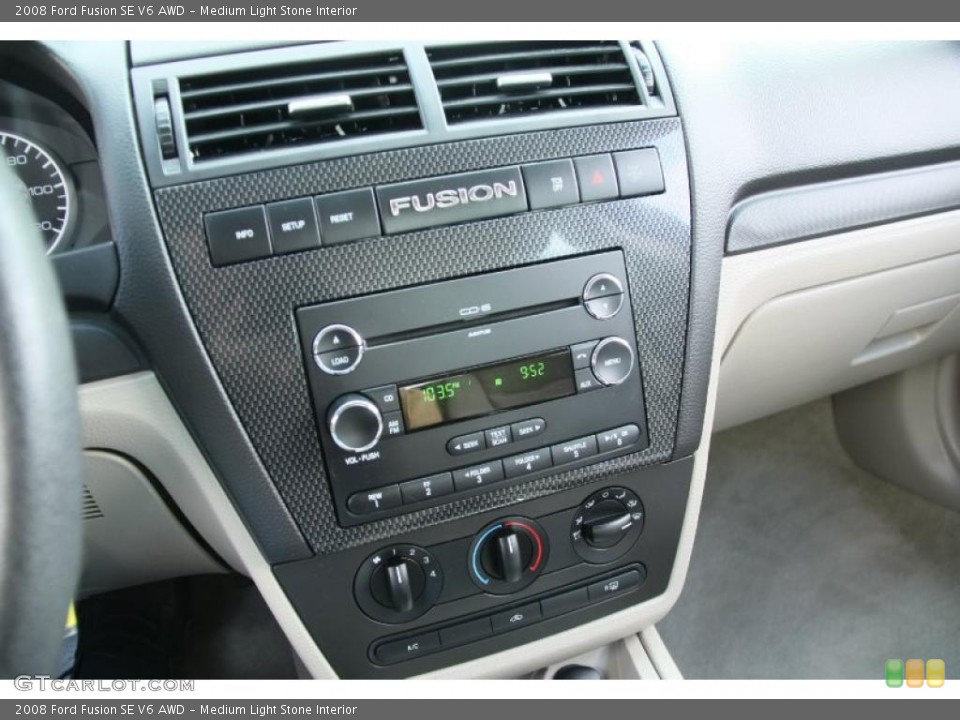 Medium Light Stone Interior Controls for the 2008 Ford Fusion SE V6 AWD #46728933