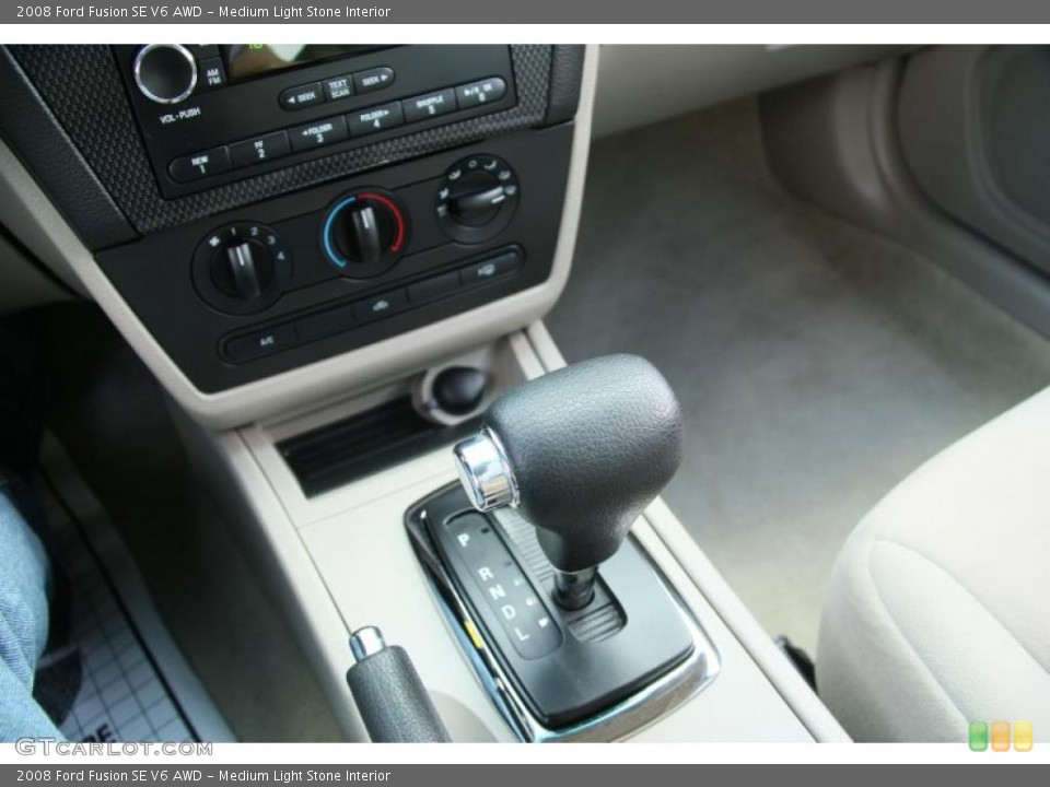 Medium Light Stone Interior Transmission for the 2008 Ford Fusion SE V6 AWD #46728945