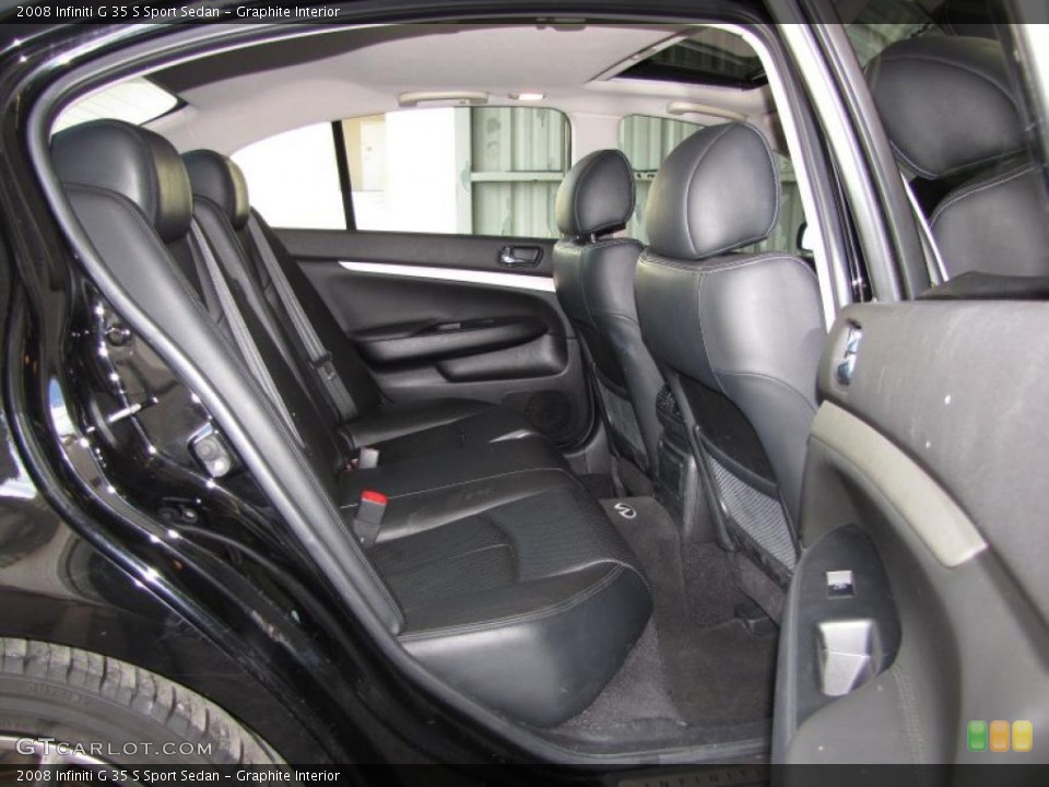 Graphite Interior Photo for the 2008 Infiniti G 35 S Sport Sedan #46729056