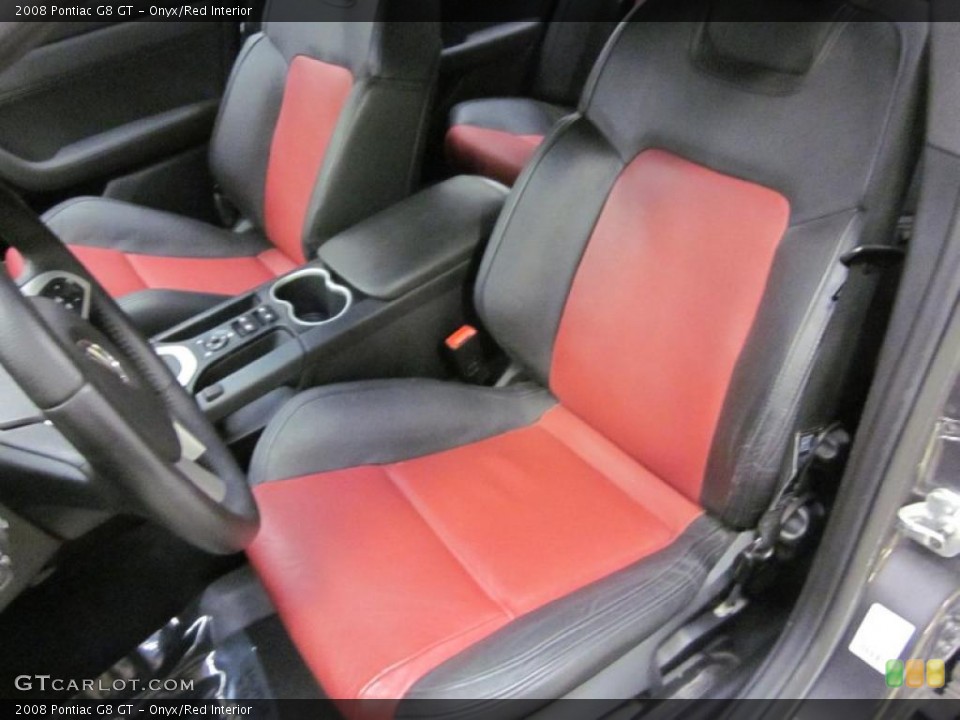 Onyx/Red Interior Photo for the 2008 Pontiac G8 GT #46729464