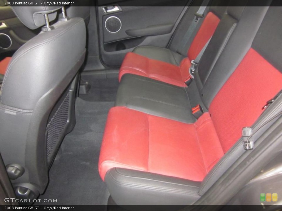Onyx/Red Interior Photo for the 2008 Pontiac G8 GT #46729479