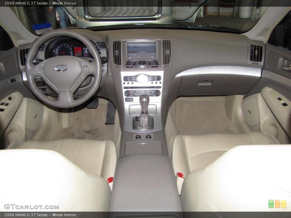 Wheat Interior Dashboard for the 2009 Infiniti G 37 Sedan #46729722
