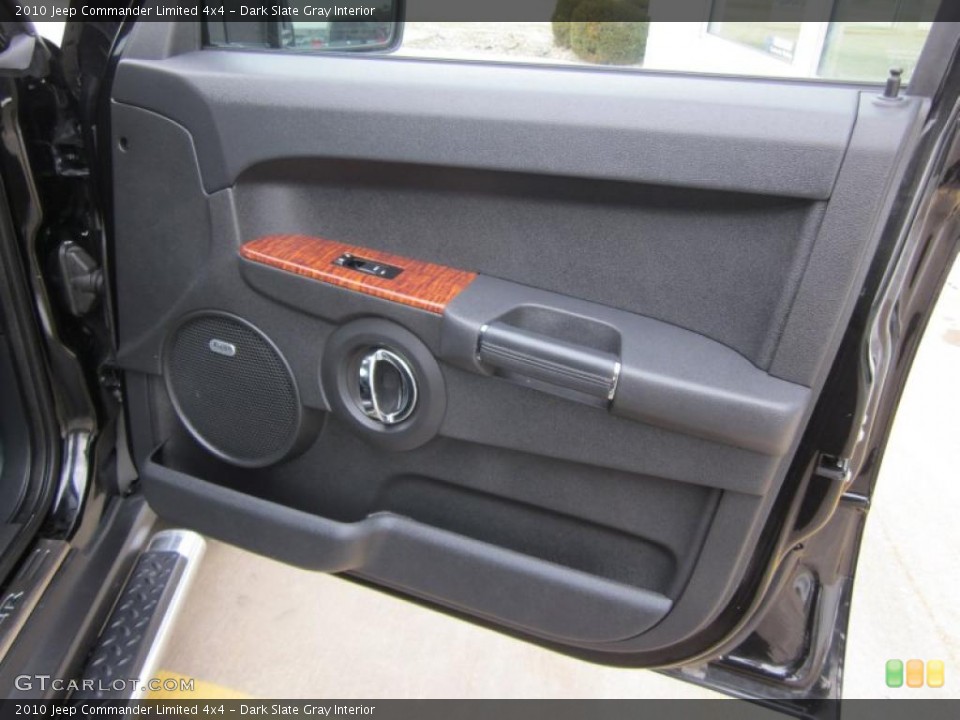 Dark Slate Gray Interior Door Panel for the 2010 Jeep Commander Limited 4x4 #46729986