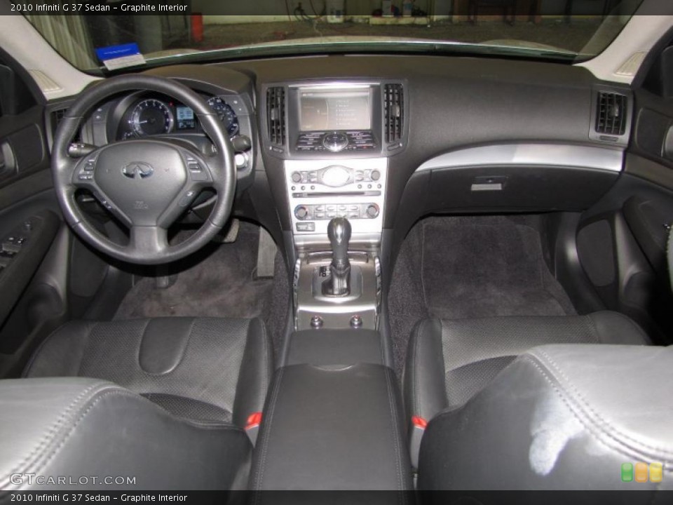 Graphite Interior Dashboard for the 2010 Infiniti G 37 Sedan #46730010