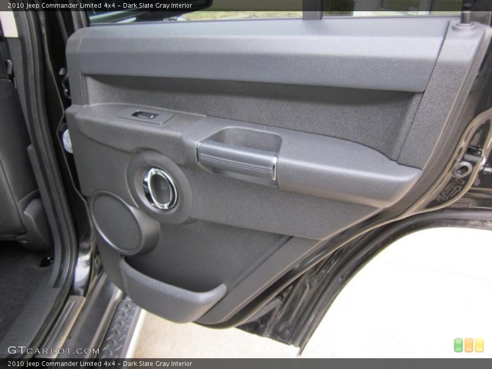 Dark Slate Gray Interior Door Panel for the 2010 Jeep Commander Limited 4x4 #46730019
