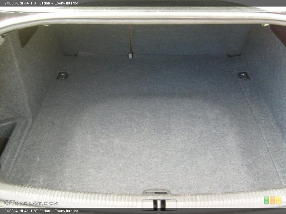Ebony Interior Trunk for the 2003 Audi A4 1.8T Sedan #46730223