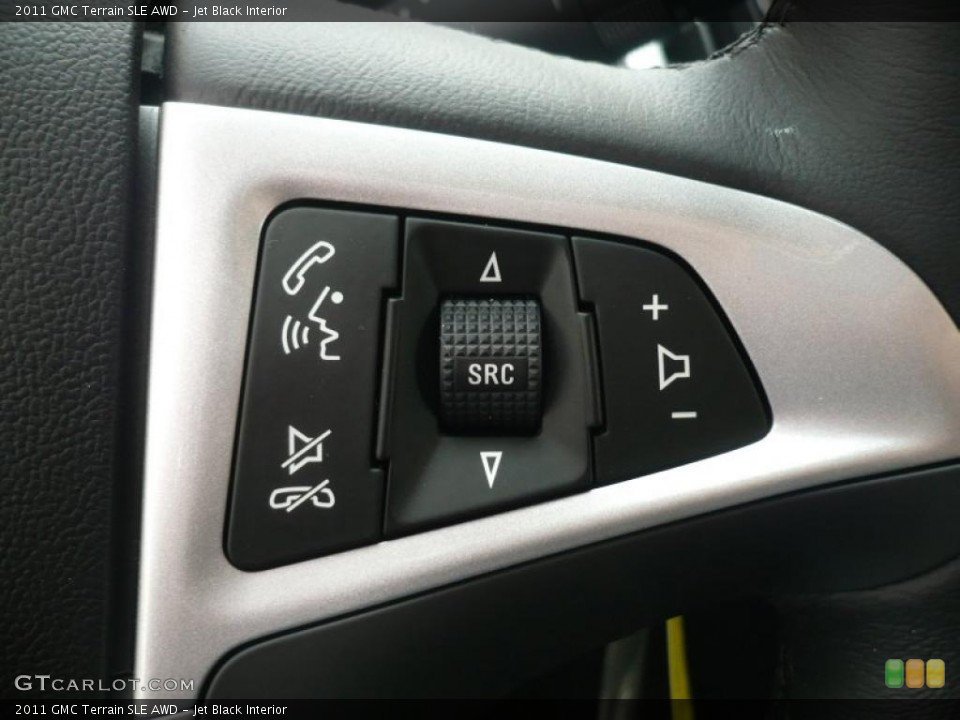 Jet Black Interior Controls for the 2011 GMC Terrain SLE AWD #46730619