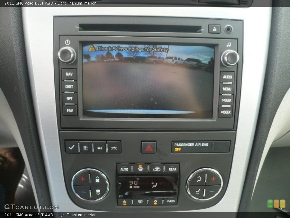 Light Titanium Interior Controls for the 2011 GMC Acadia SLT AWD #46731675