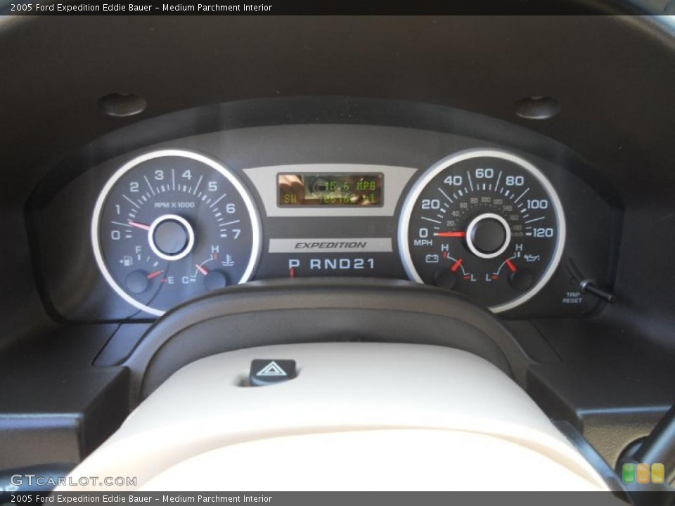 Medium Parchment Interior Gauges for the 2005 Ford Expedition Eddie Bauer #46732059