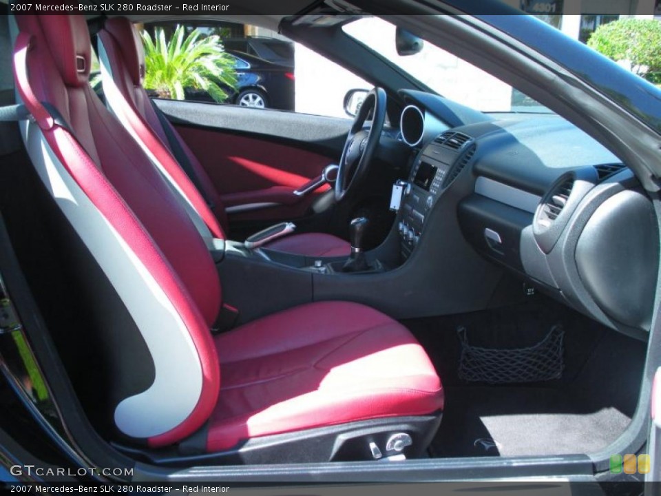 Red 2007 Mercedes-Benz SLK Interiors