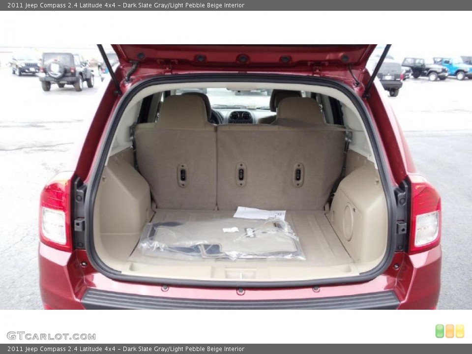 Dark Slate Gray/Light Pebble Beige Interior Trunk for the 2011 Jeep Compass 2.4 Latitude 4x4 #46732644
