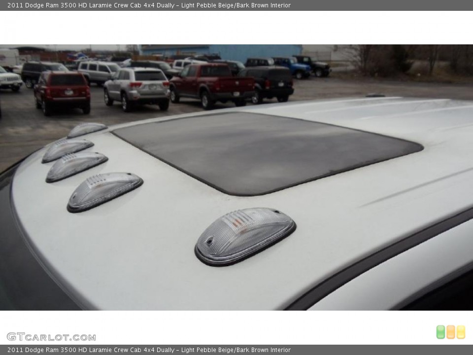 Light Pebble Beige/Bark Brown Interior Sunroof for the 2011 Dodge Ram 3500 HD Laramie Crew Cab 4x4 Dually #46732926