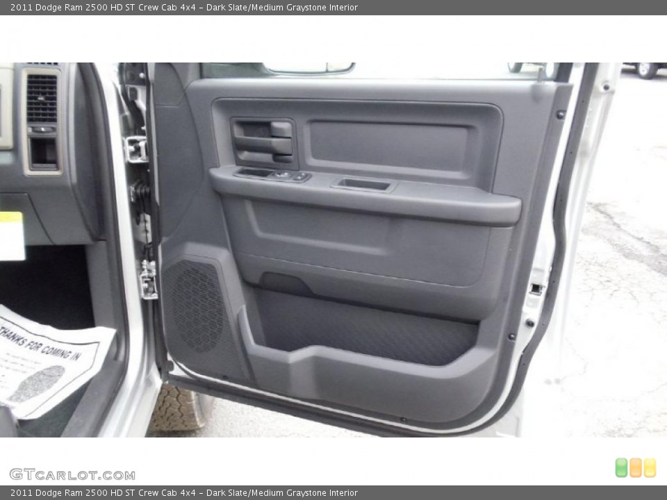 Dark Slate/Medium Graystone Interior Door Panel for the 2011 Dodge Ram 2500 HD ST Crew Cab 4x4 #46733727