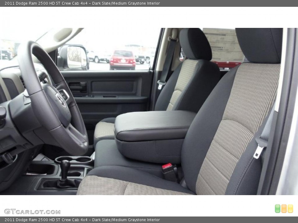 Dark Slate/Medium Graystone Interior Photo for the 2011 Dodge Ram 2500 HD ST Crew Cab 4x4 #46733751