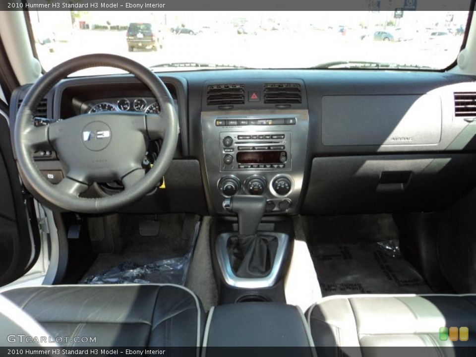 Ebony Interior Dashboard for the 2010 Hummer H3  #46733799