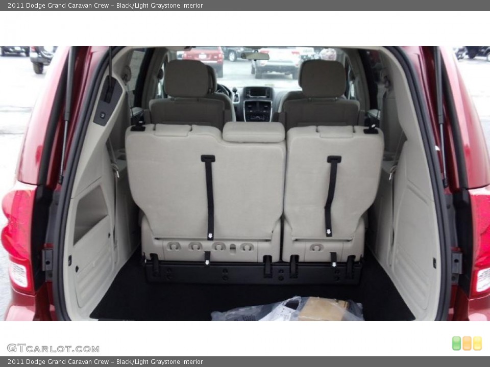 Black/Light Graystone Interior Trunk for the 2011 Dodge Grand Caravan Crew #46734285