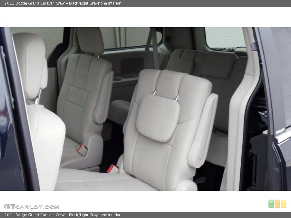 Black/Light Graystone Interior Photo for the 2011 Dodge Grand Caravan Crew #46734633