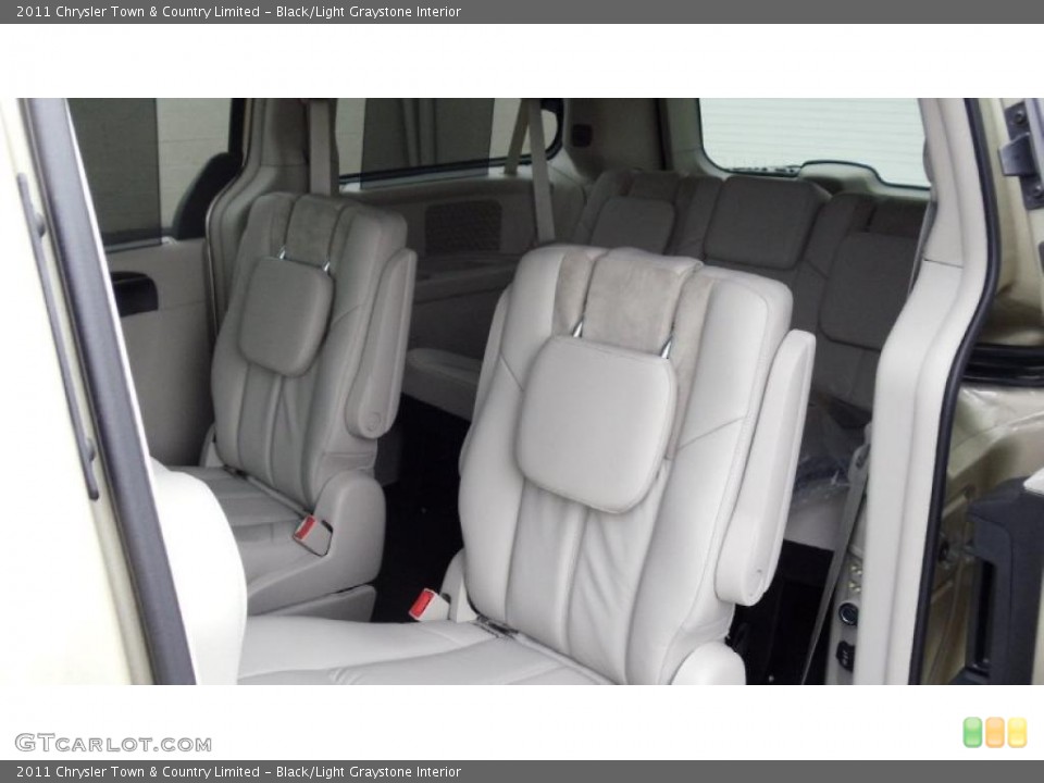 Black/Light Graystone Interior Photo for the 2011 Chrysler Town & Country Limited #46734867