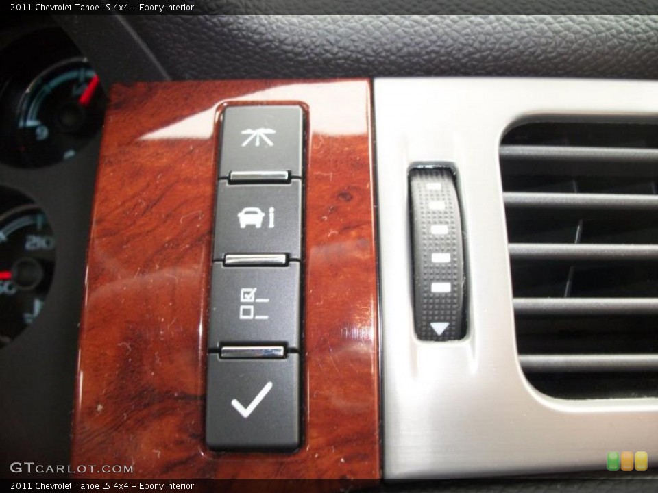 Ebony Interior Controls for the 2011 Chevrolet Tahoe LS 4x4 #46734903