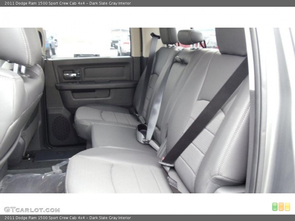 Dark Slate Gray Interior Photo for the 2011 Dodge Ram 1500 Sport Crew Cab 4x4 #46735767