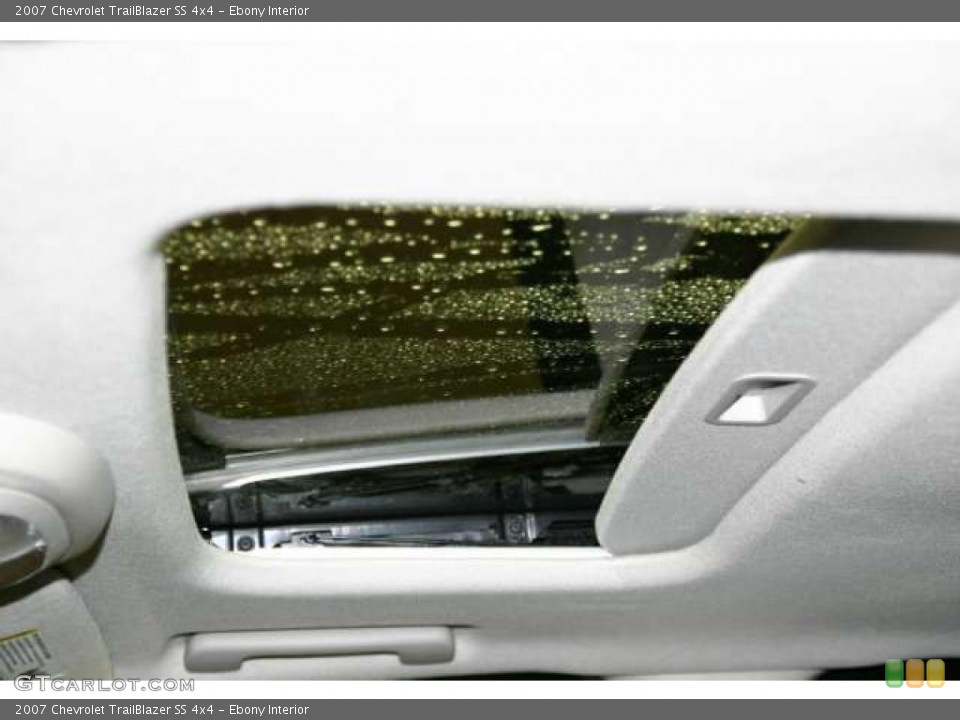 Ebony Interior Sunroof for the 2007 Chevrolet TrailBlazer SS 4x4 #46735887
