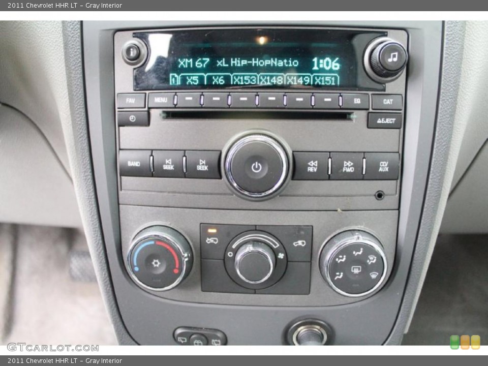 Gray Interior Controls for the 2011 Chevrolet HHR LT #46736268