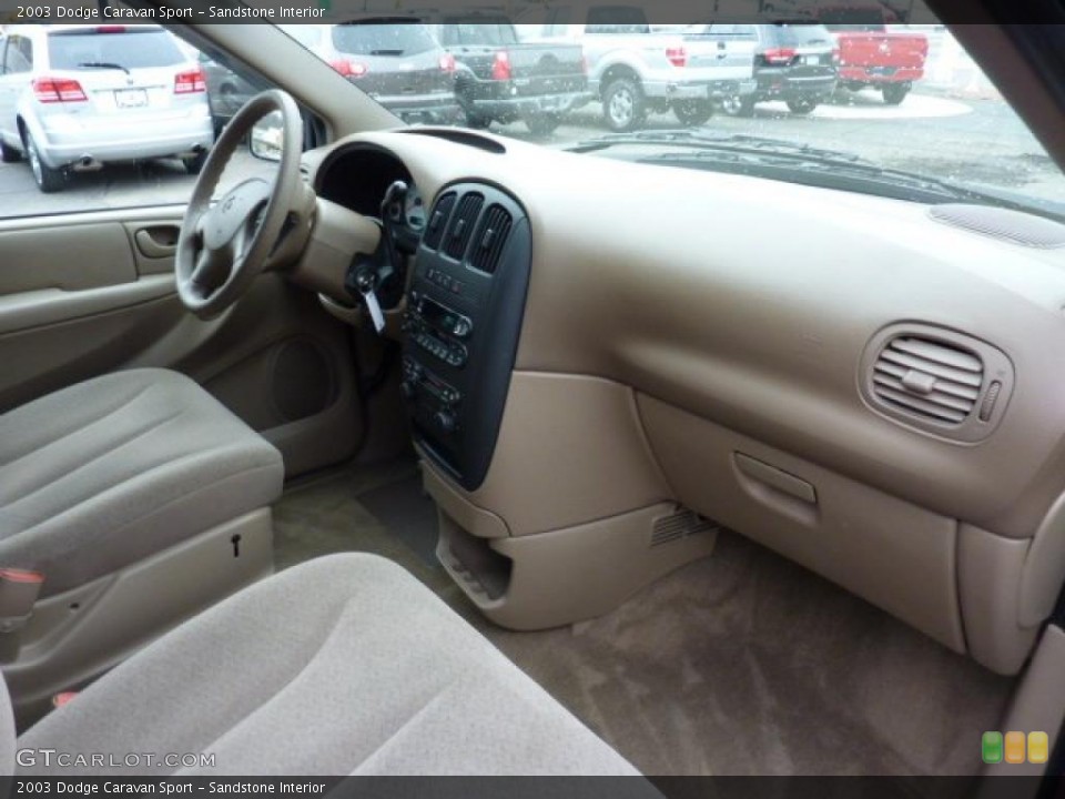 Sandstone Interior Dashboard for the 2003 Dodge Caravan Sport #46736733