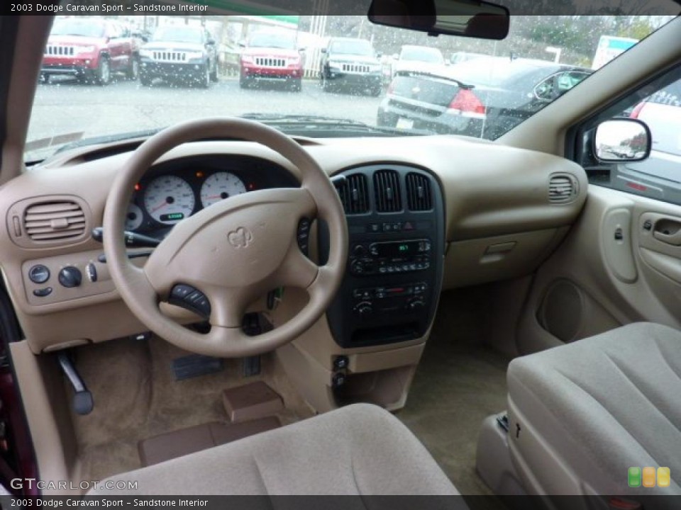 Sandstone Interior Prime Interior for the 2003 Dodge Caravan Sport #46736817