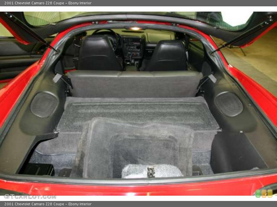 Ebony Interior Trunk for the 2001 Chevrolet Camaro Z28 Coupe #46737051
