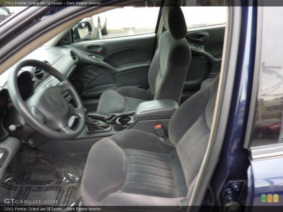 Dark Pewter Interior Photo for the 2001 Pontiac Grand Am SE Sedan #46737156