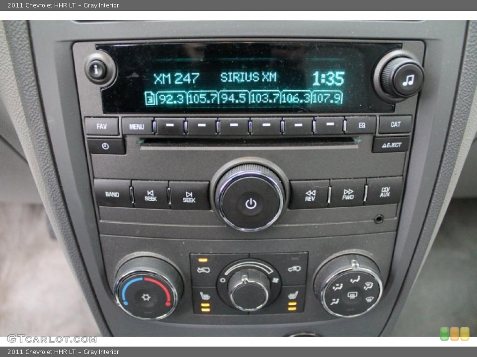 Gray Interior Controls for the 2011 Chevrolet HHR LT #46738444