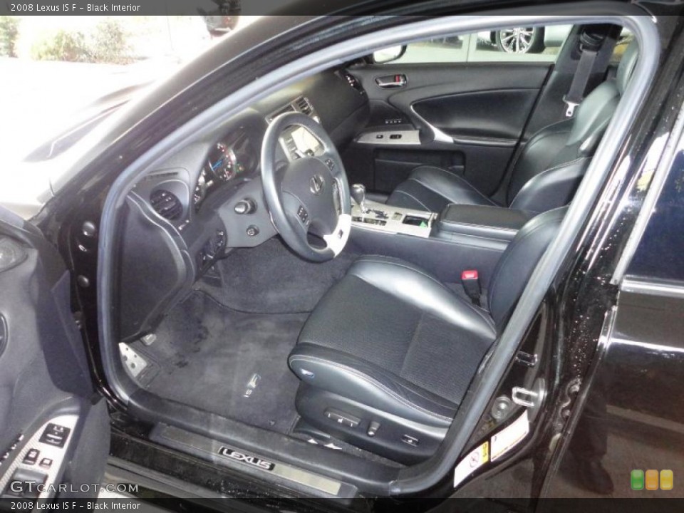 Black Interior Photo for the 2008 Lexus IS F #46738540