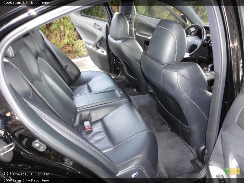Black Interior Photo for the 2008 Lexus IS F #46738588