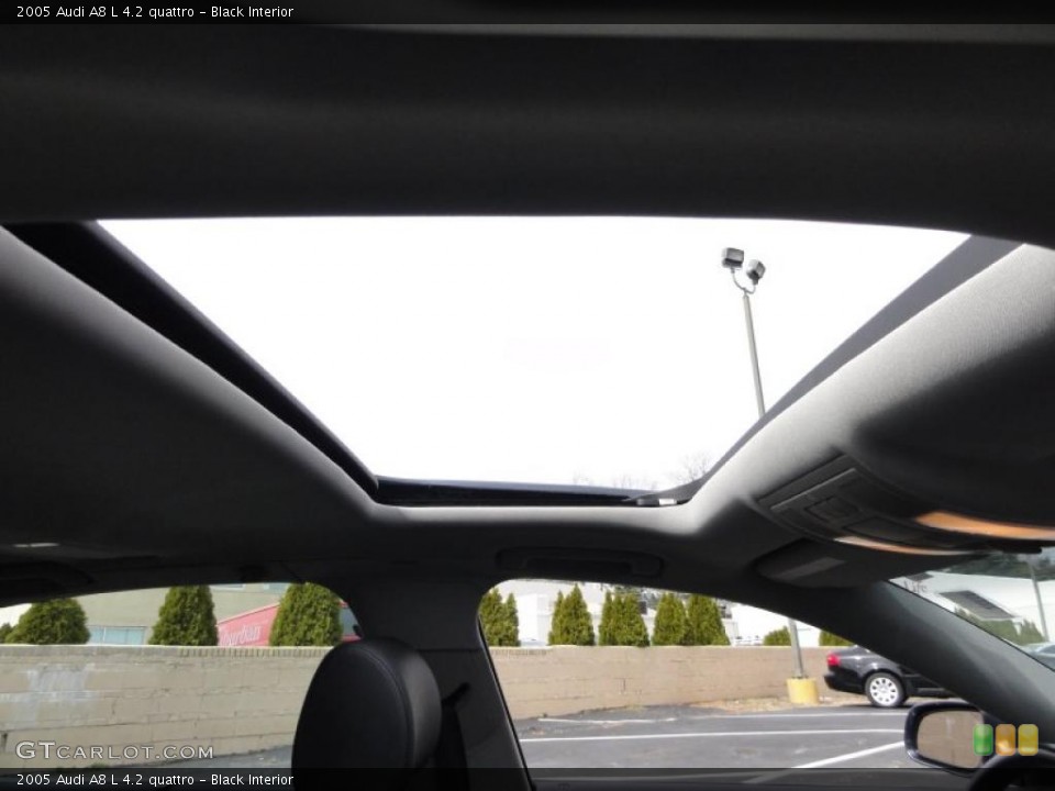 Black Interior Sunroof for the 2005 Audi A8 L 4.2 quattro #46739779