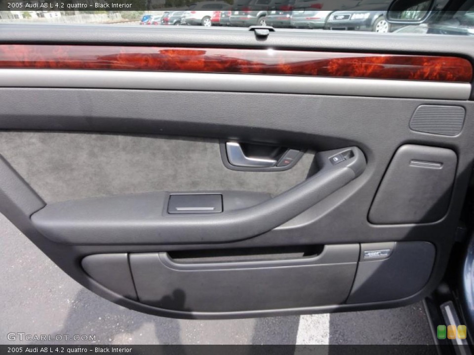 Black Interior Door Panel for the 2005 Audi A8 L 4.2 quattro #46739839