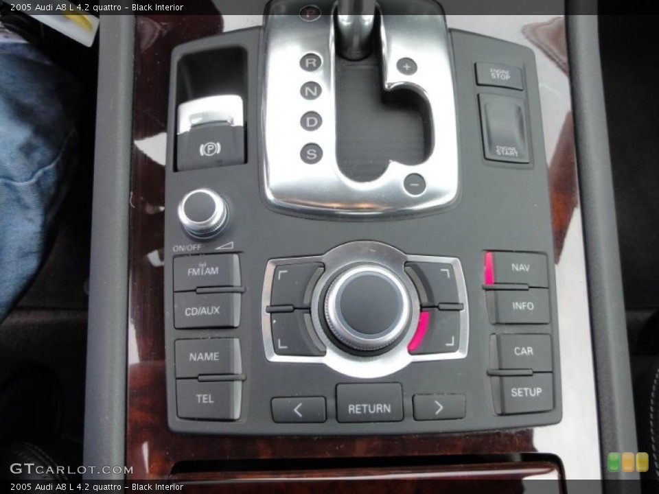 Black Interior Controls for the 2005 Audi A8 L 4.2 quattro #46740049