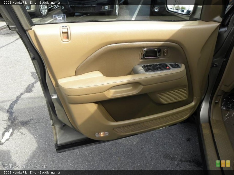 Saddle Interior Door Panel for the 2008 Honda Pilot EX-L #46741657