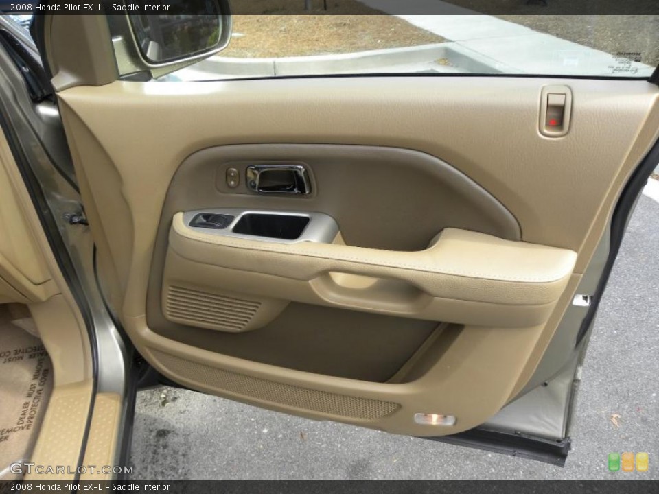 Saddle Interior Door Panel for the 2008 Honda Pilot EX-L #46741729