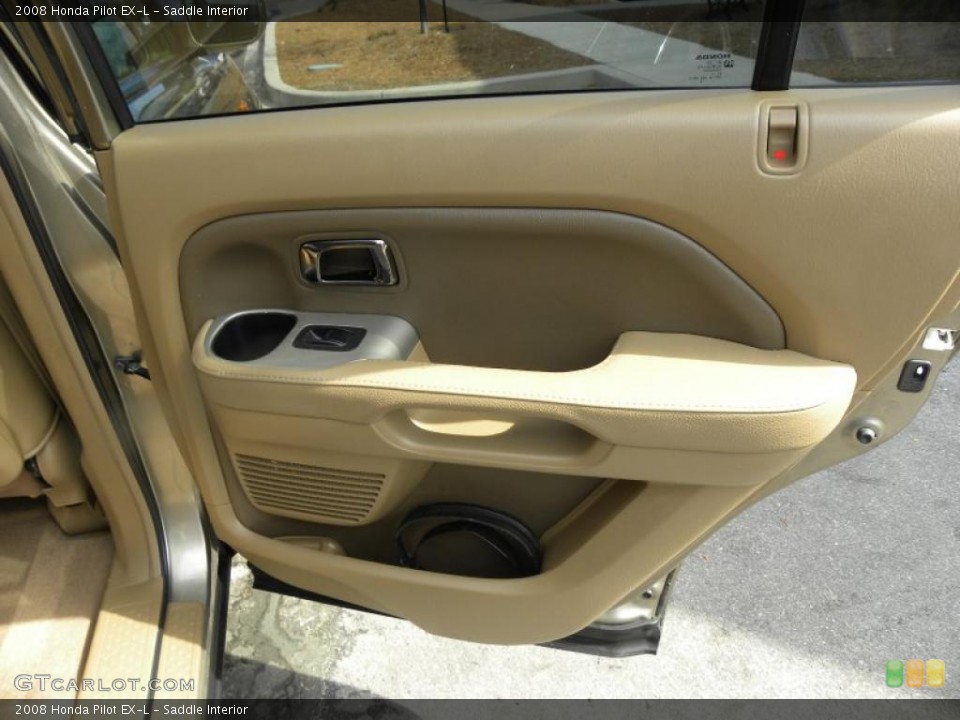 Saddle Interior Door Panel for the 2008 Honda Pilot EX-L #46741753