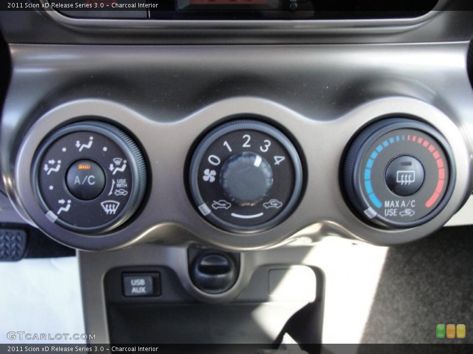 Charcoal Interior Controls for the 2011 Scion xD Release Series 3.0 #46741891