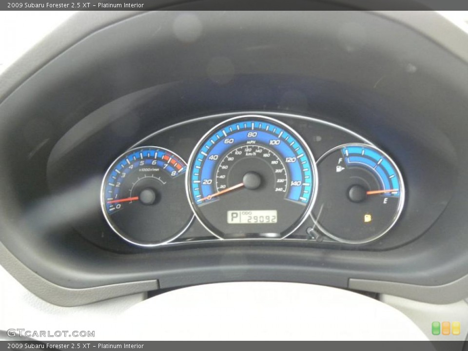 Platinum Interior Gauges for the 2009 Subaru Forester 2.5 XT #46742476