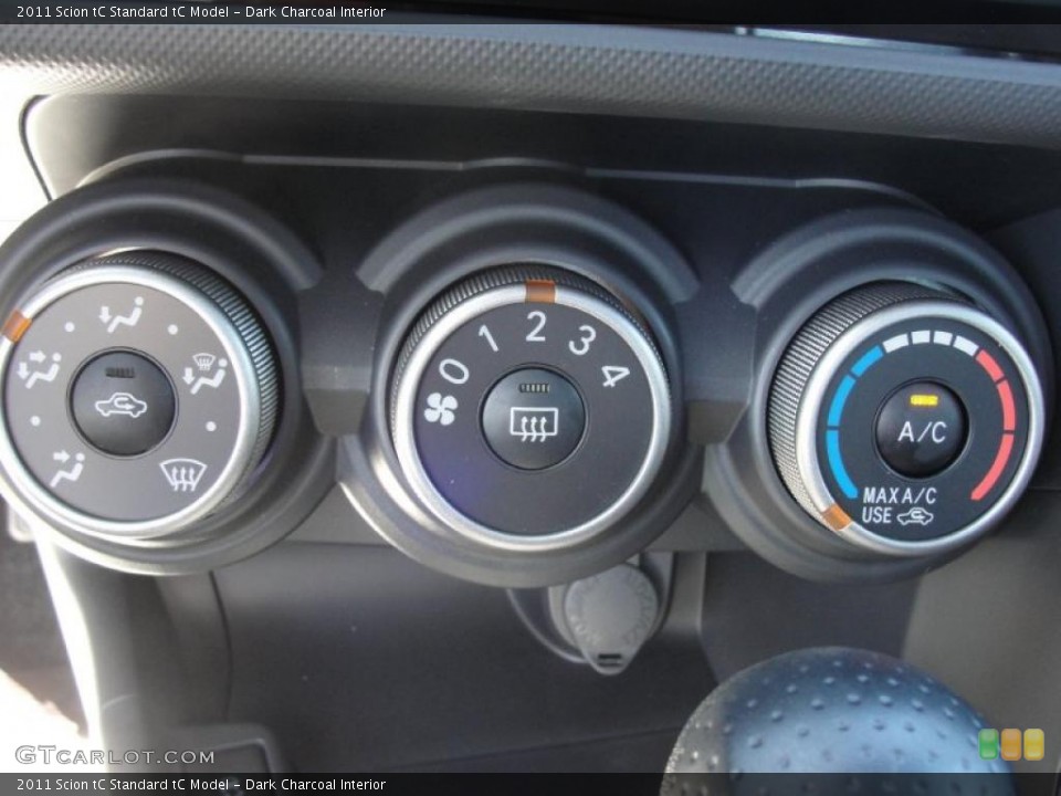 Dark Charcoal Interior Controls for the 2011 Scion tC  #46742782