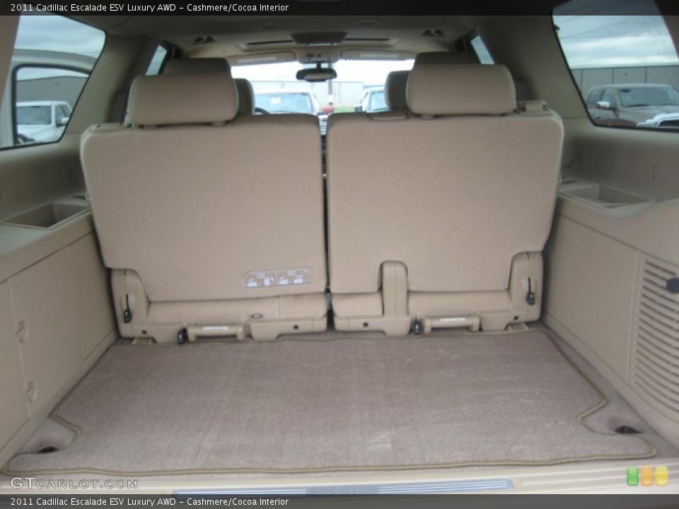 Cashmere/Cocoa Interior Trunk for the 2011 Cadillac Escalade ESV Luxury AWD #46743550