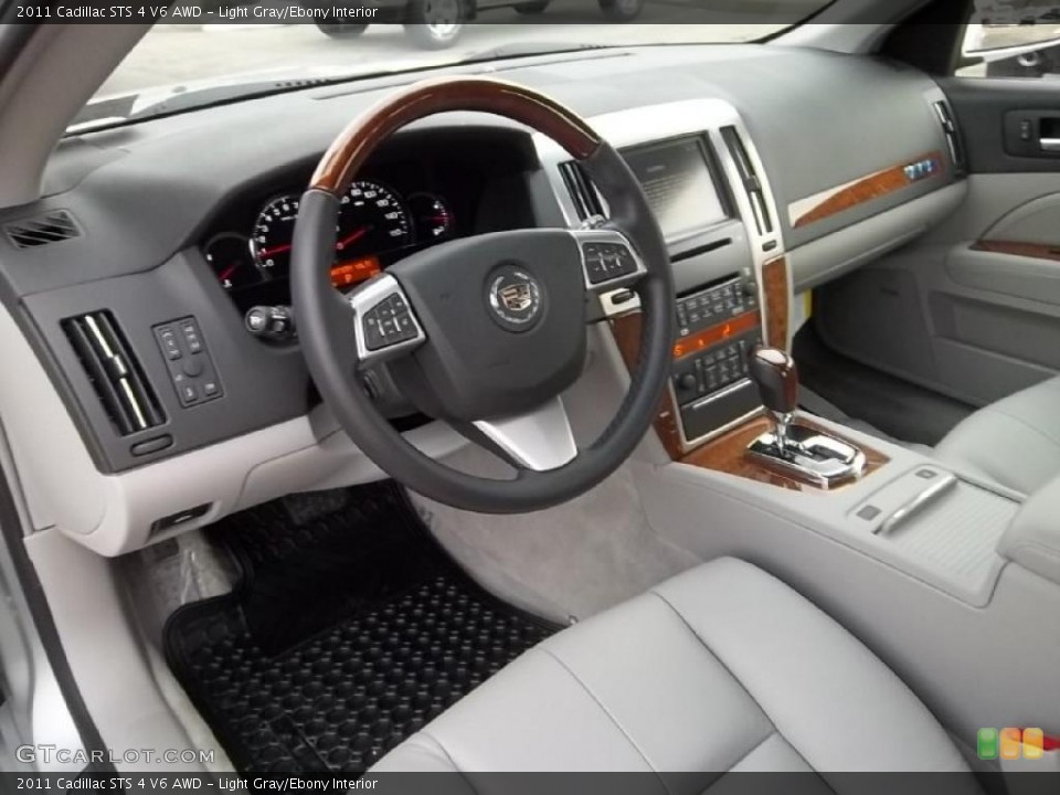 Light Gray/Ebony Interior Prime Interior for the 2011 Cadillac STS 4 V6 AWD #46744009