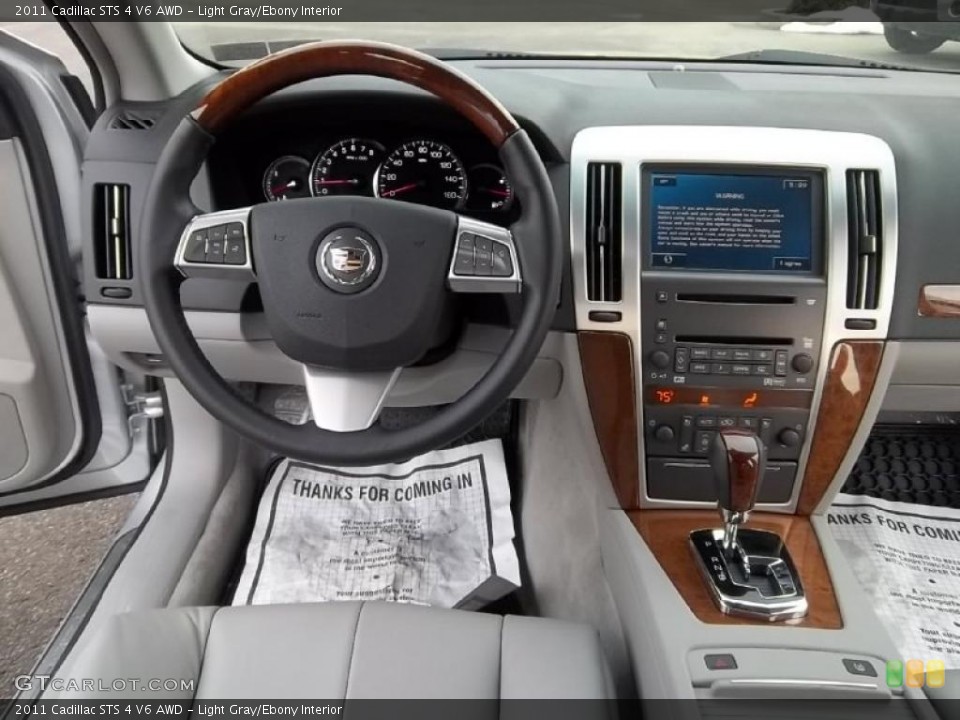 Light Gray/Ebony Interior Dashboard for the 2011 Cadillac STS 4 V6 AWD #46744141