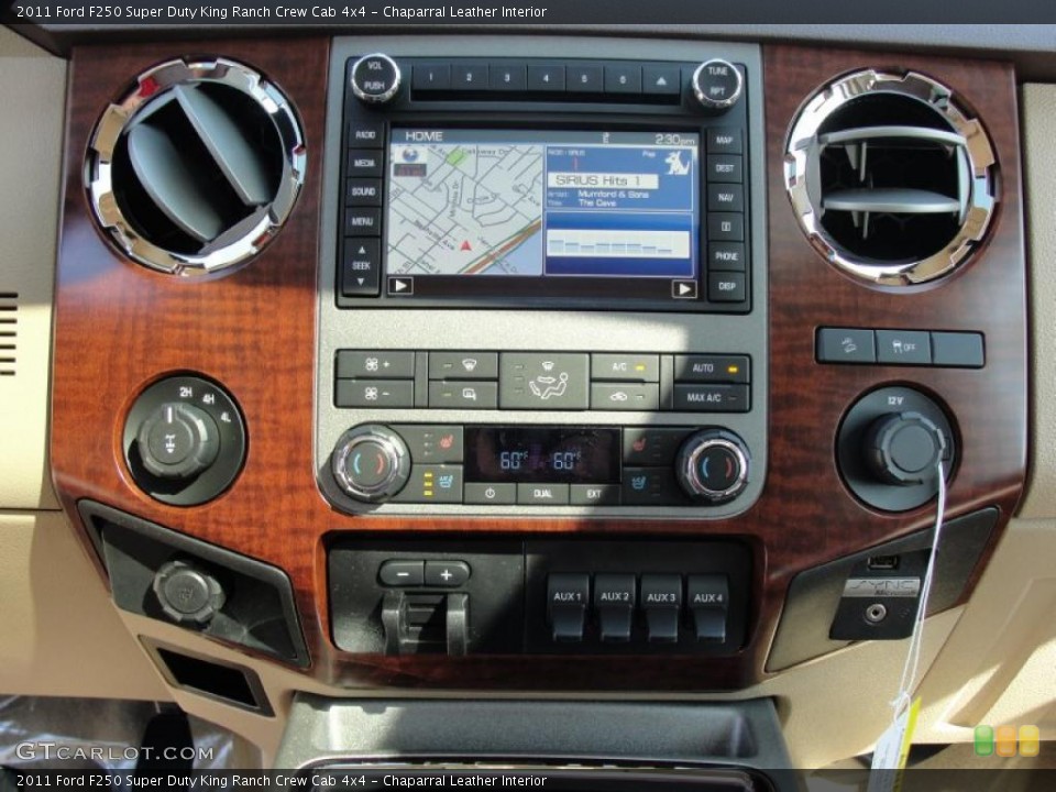 Chaparral Leather Interior Navigation for the 2011 Ford F250 Super Duty King Ranch Crew Cab 4x4 #46744408