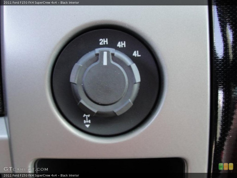 Black Interior Controls for the 2011 Ford F150 FX4 SuperCrew 4x4 #46744687