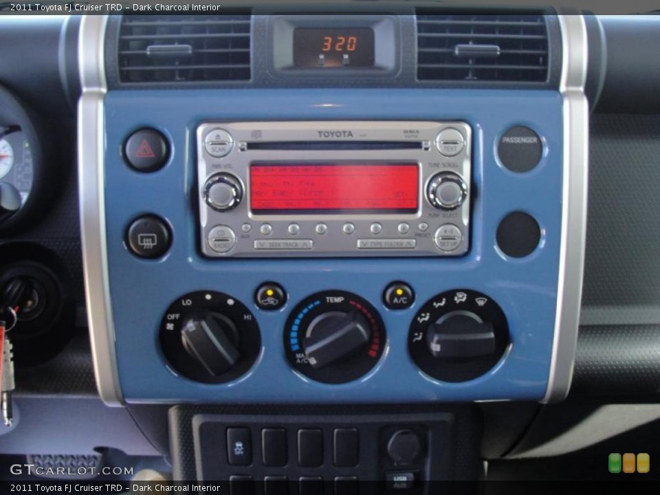 Dark Charcoal Interior Controls for the 2011 Toyota FJ Cruiser TRD #46744909